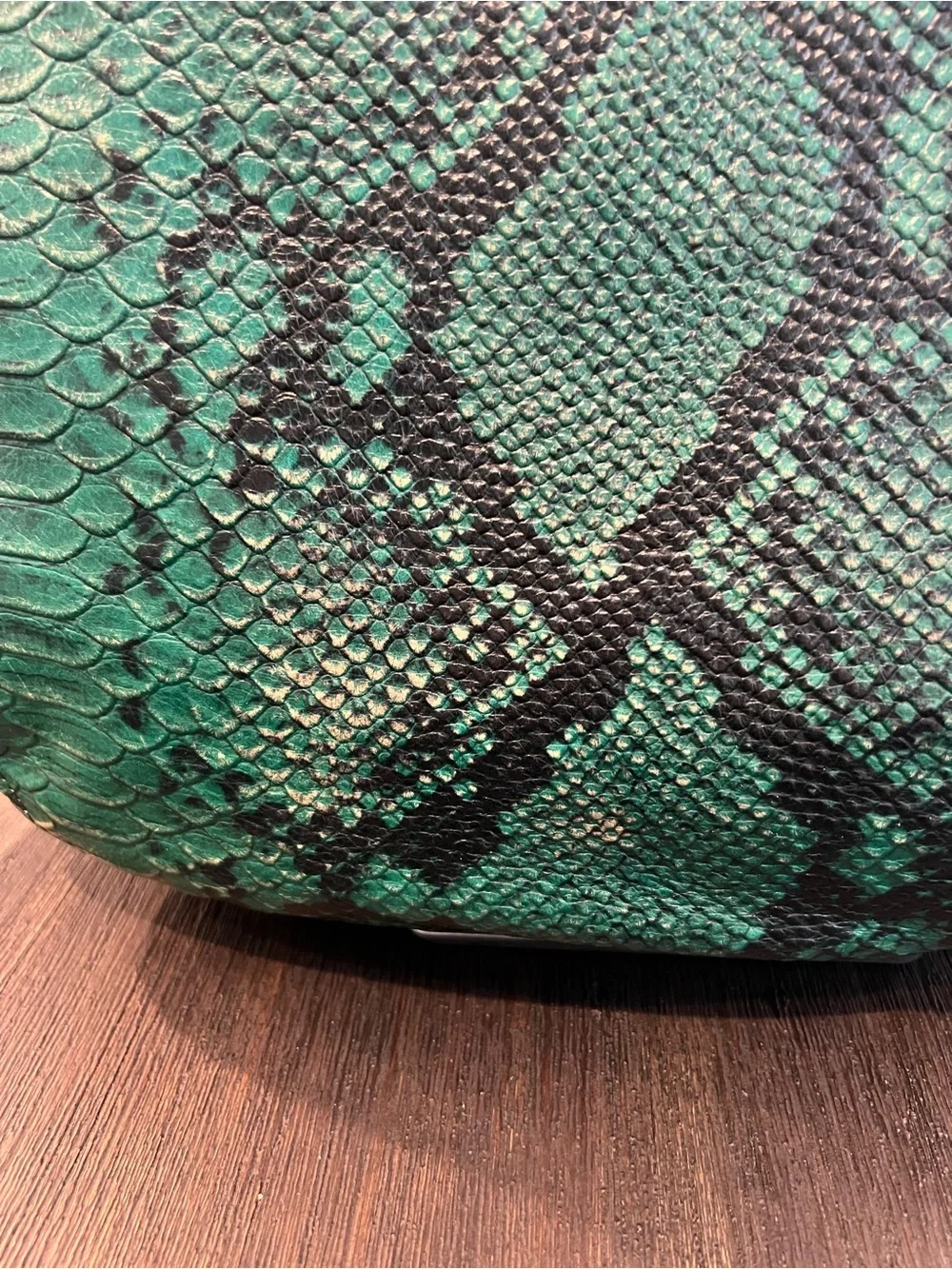 Coach TurnLock Snake Embossed Bag